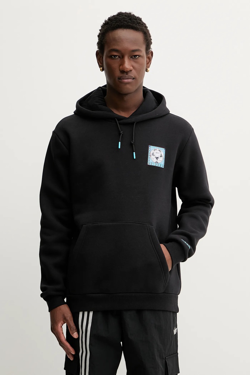 Хлопковая кофта adidas Originals Q12 TS DEATH ho мужская цвет