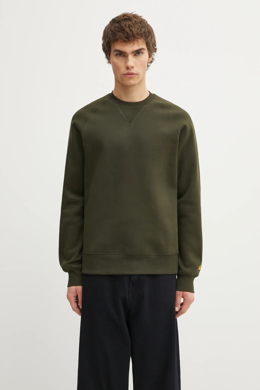 Carhartt WIP sweatshirt Chase Sweat green color I033660.3CBXX at