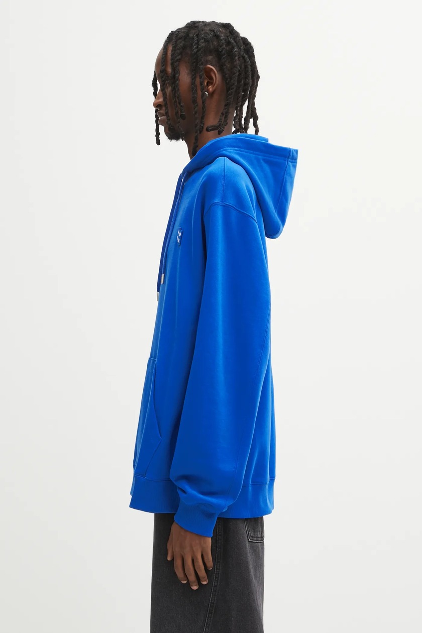 ADRO Felpa Con Cappuccio Uomo 100% Cotone, Stampa Hi-Def, Blu Royal, Vestibilità Regolare, Con Tasca Frontale E Cappuccio Regolabile
