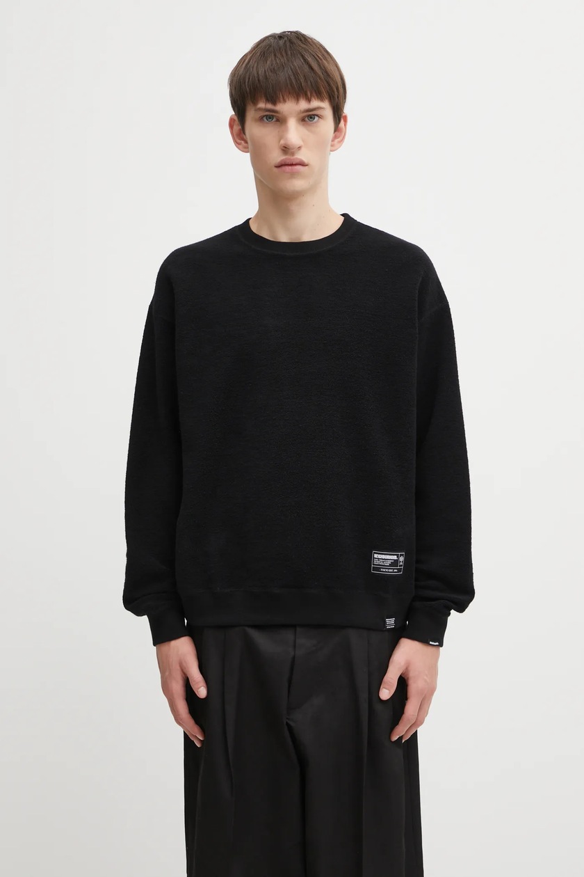 thisisneverthat cotton sweatshirt T-Logo Crewneck men's black