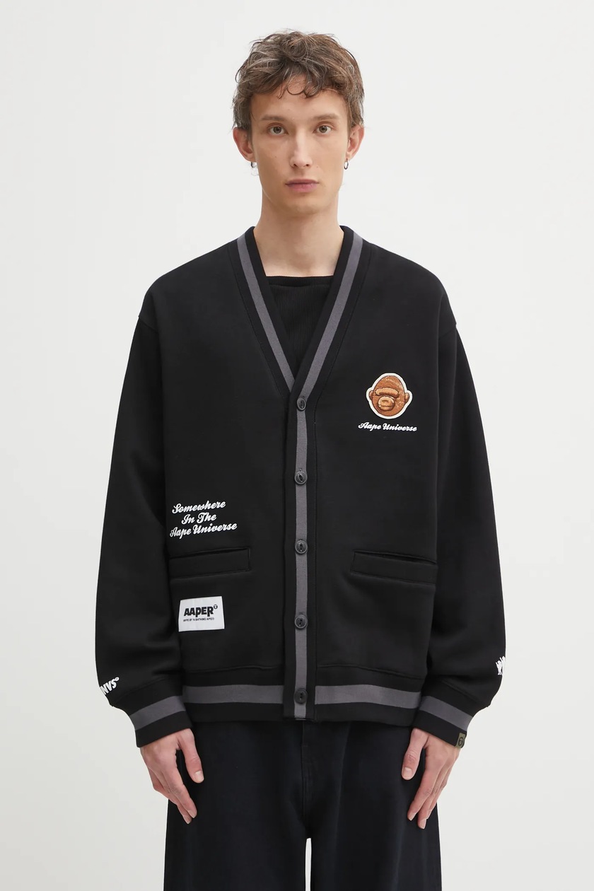 NEIGHBORHOOD cotton sweatshirt Classic Sweat Zip Hoodie Ls black