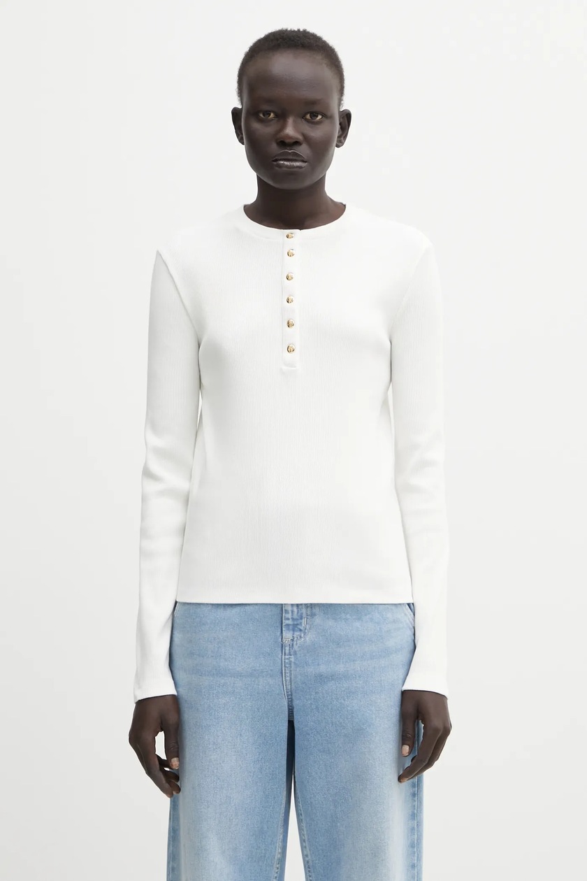 Marine Serre longsleeve shirt Moon Printed Jersey Second Skin