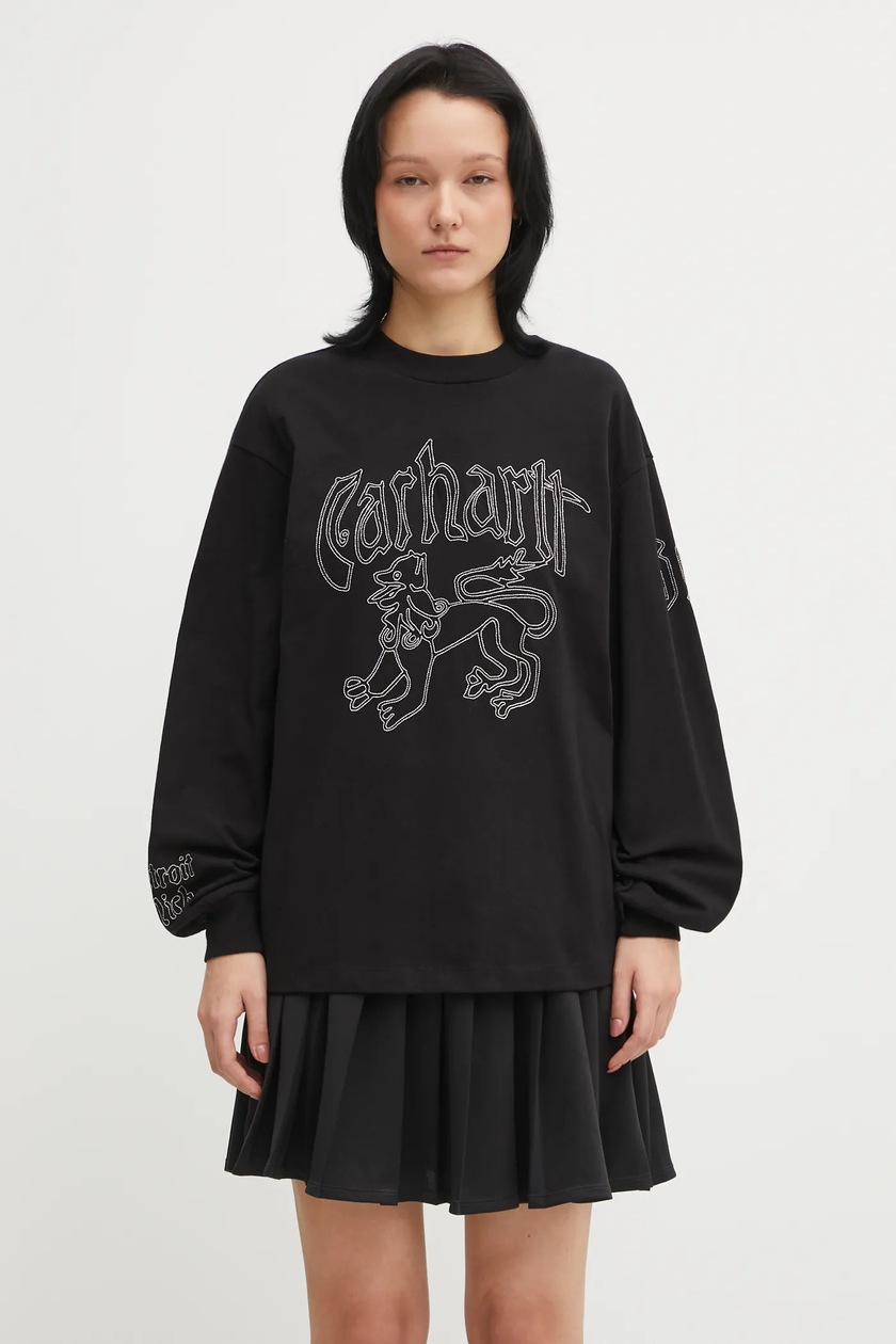 Undercover cotton longsleeve top C/S black color UC2D1892.1 at PRM US