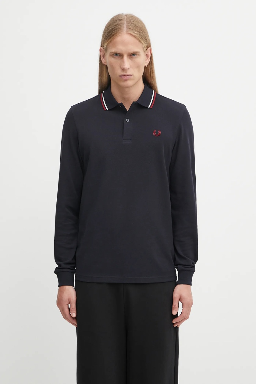thisisneverthat cotton longsleeve top T-Logo L/S Tee navy
