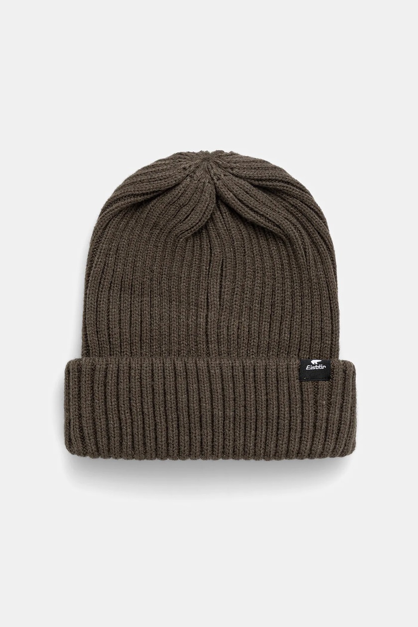 Cappello Eisbär Kova Con Pompon: Caldo Berretto In Lana Merino, Nero/Bianco