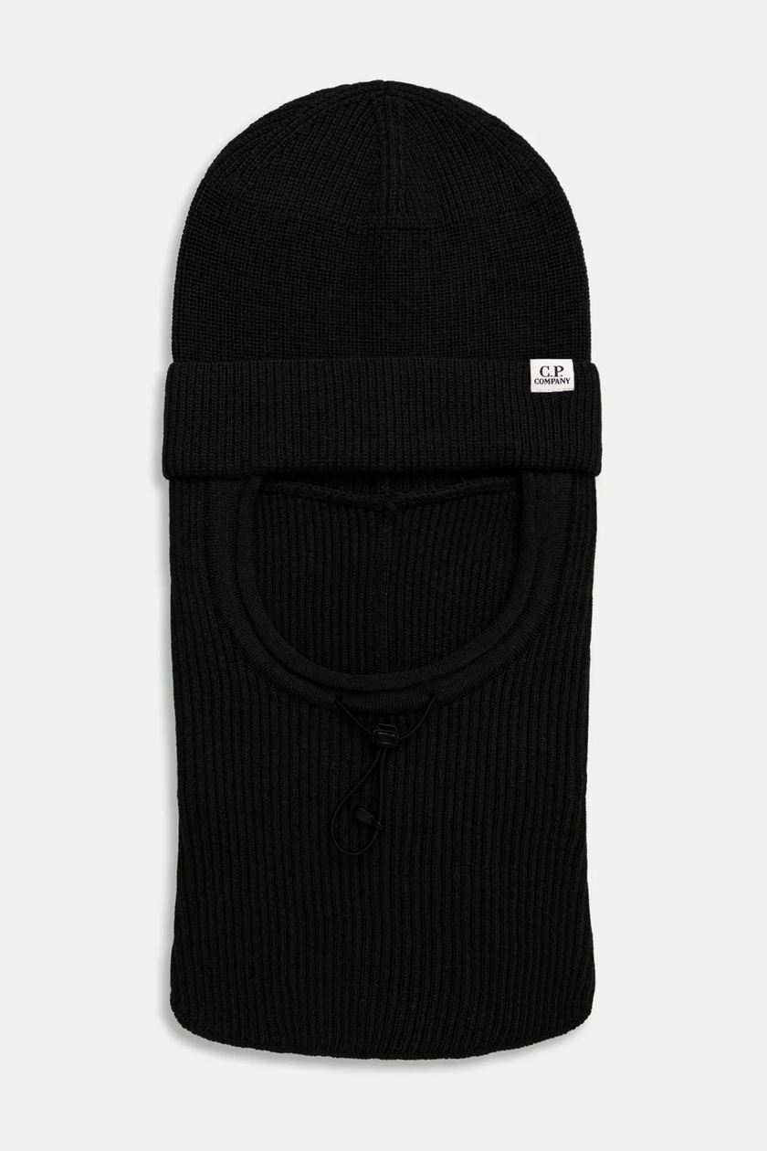 C.P. COMPANY バラクラバ ブラック C.P. COMPANY C.P. カンパニー EXTRAFINE MERINO WOOL GOGGLE