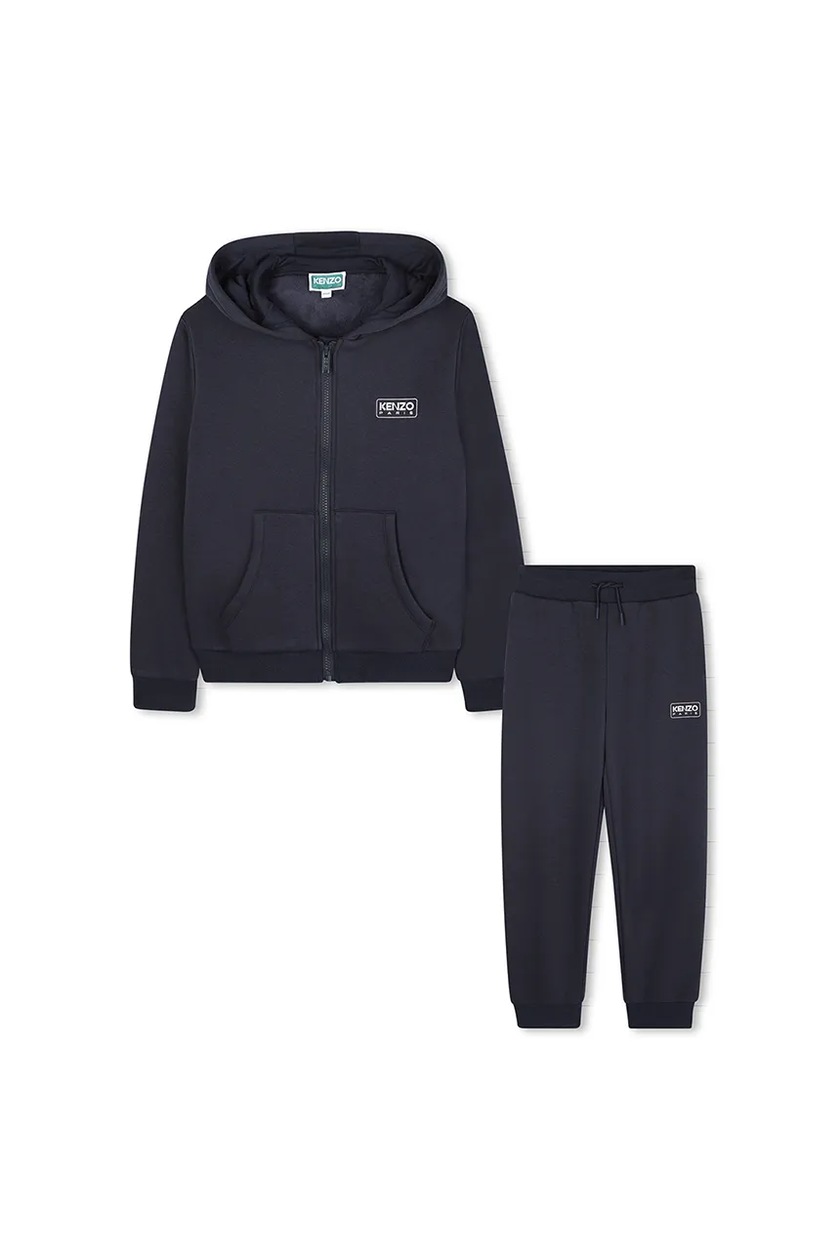 Kenzo Kids dres bawełniany niemowlęcy kolor granatowy K60935