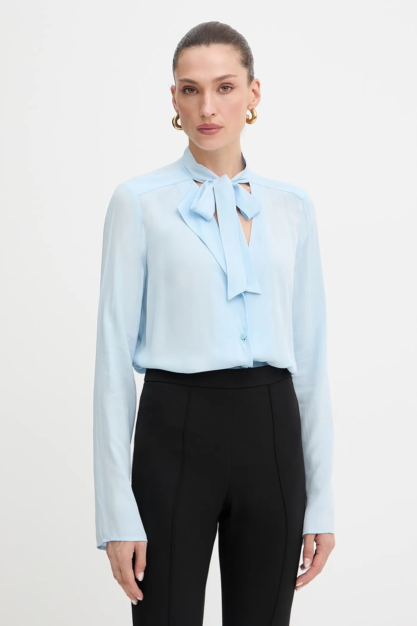 PATRIZIA PEPE: Camicia in popeline di cotone - Celeste | Camicia Patrizia Pepe 8C0742AH74 online su PATRIZIA PEPE: Camicia in popeline di cotone - Celeste | Camicia Patrizia Pepe 8C0742AH74 online su