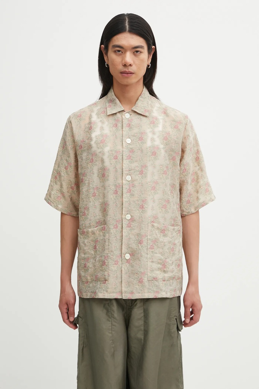 Sand-Knit バーガンディ ショートスリーブシャツ 44 Sand-Knit バーガンディ ショートスリーブシャツ 44 Short Sleeve Knit
