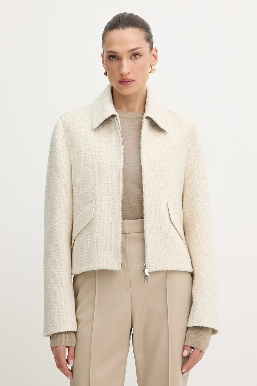 Куртка Karl Lagerfeld женская цвет золотой зимняя oversize