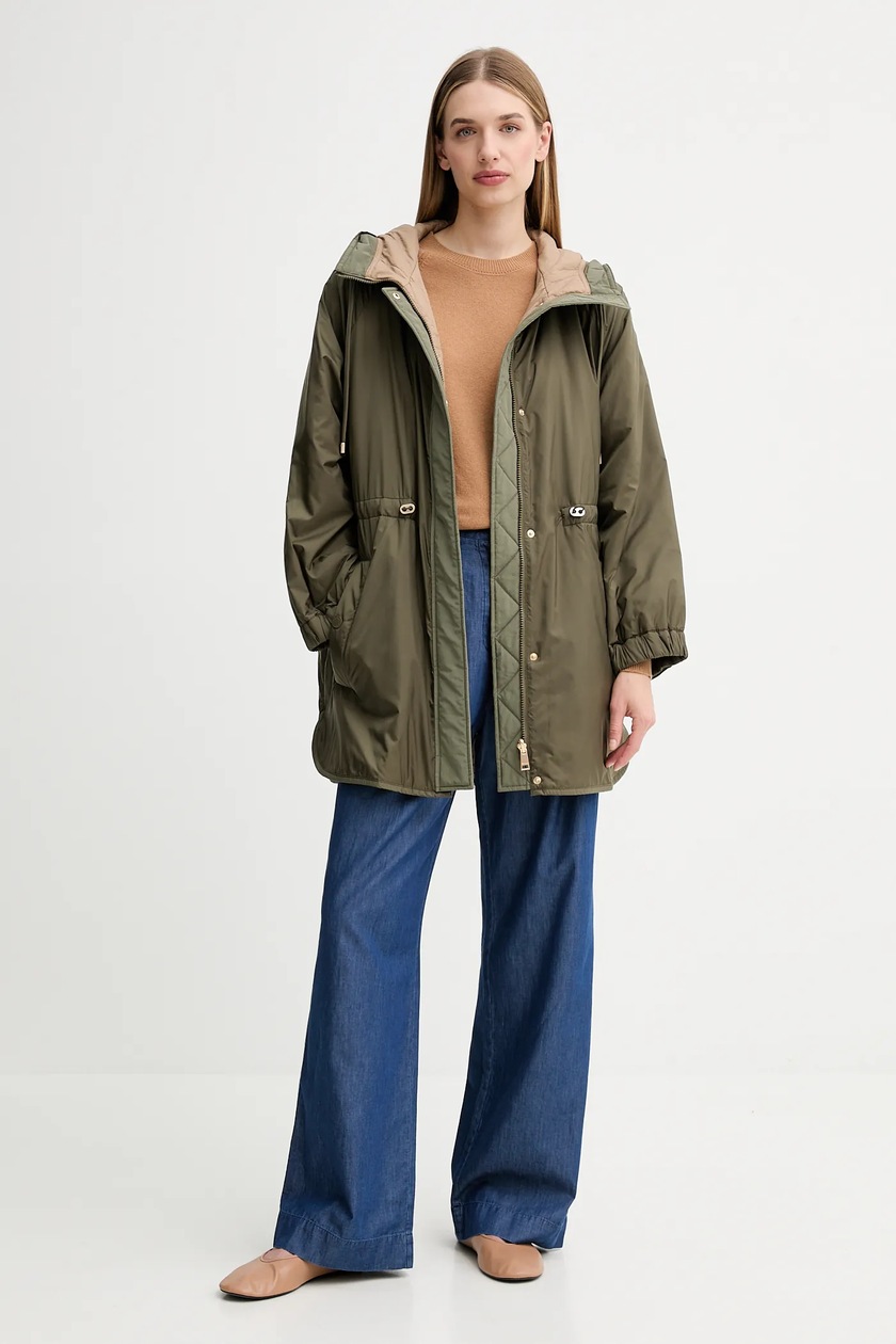 Двусторонняя куртка Weekend Max Mara ALCAMO цвет зелёный