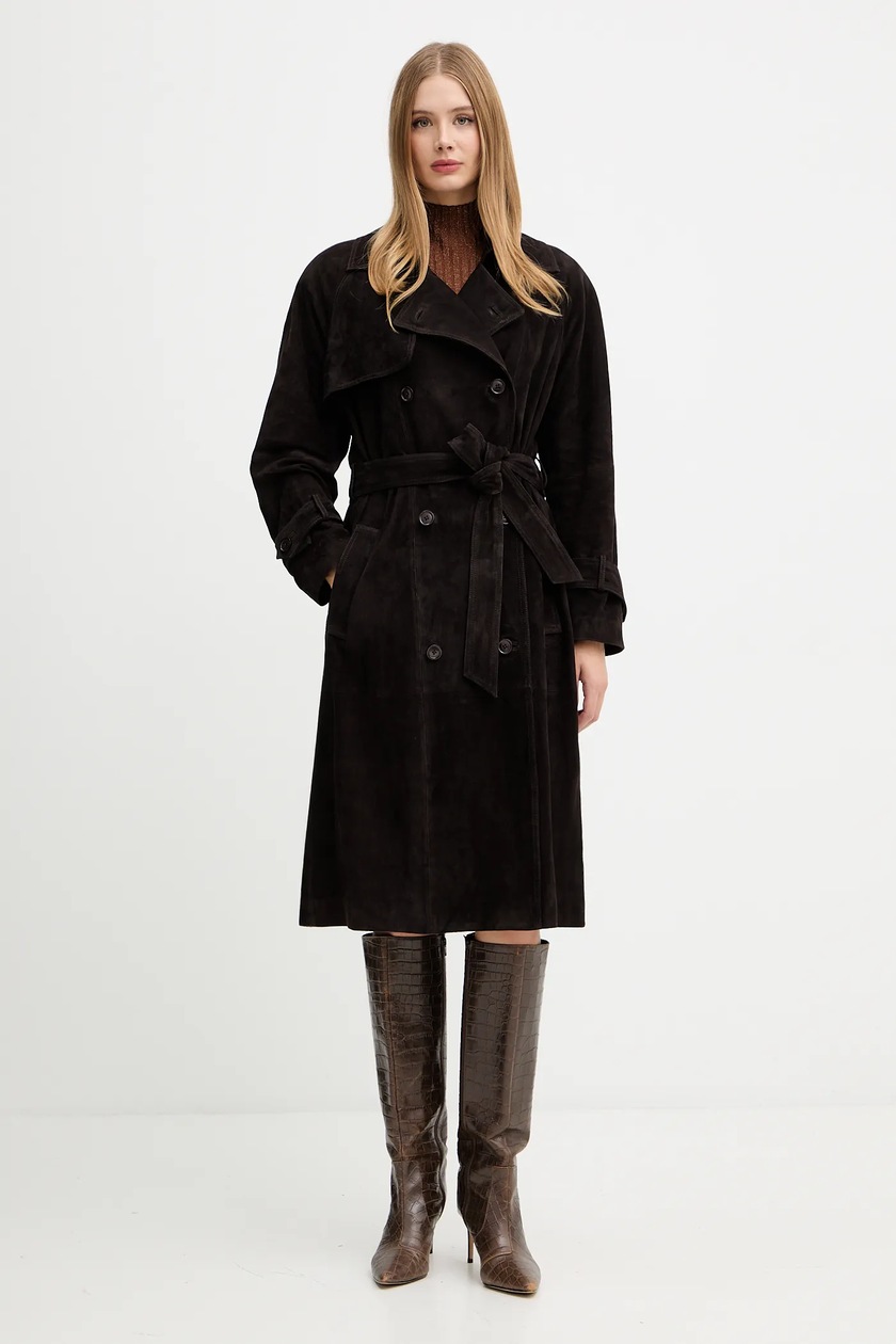 Luisa Spagnoli cappotto di scamoscio - Main Image