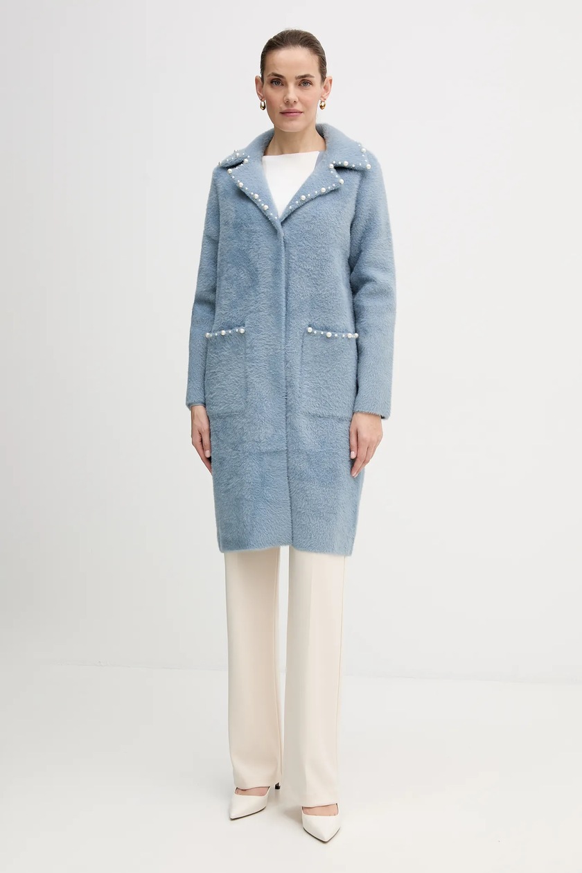 Joseph Ribkoff płaszcz kolor niebieski 261997 | Answear.com