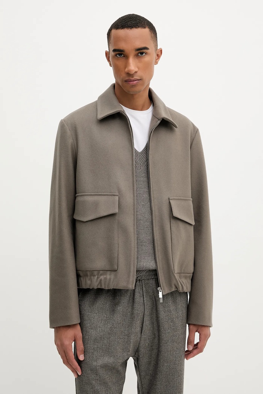 The North Face kurtka Zaneck męska kolor brązowy zimowa