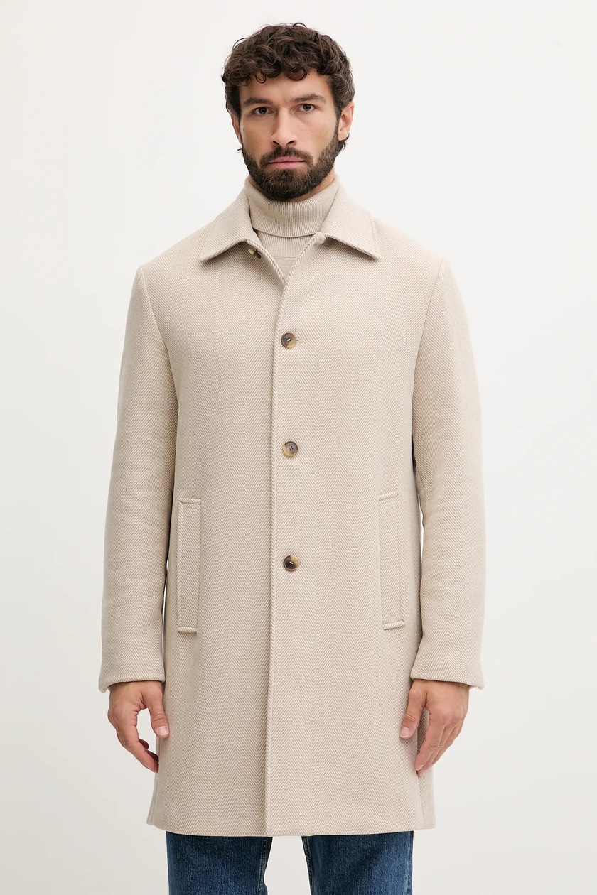 United Colors of Benetton cappotto con lana