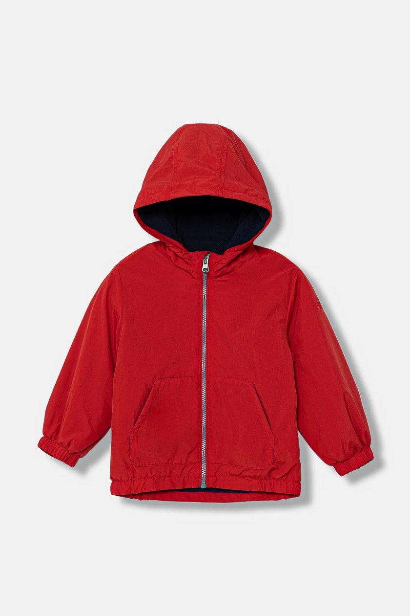 United Colors of Benetton kurtka dziecięca kolor czerwony