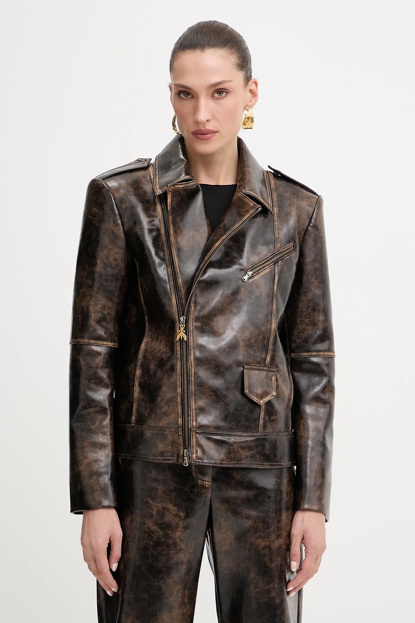 Patrizia Pepe kurtka kolor brązowy przejściowa 8O0201 E070