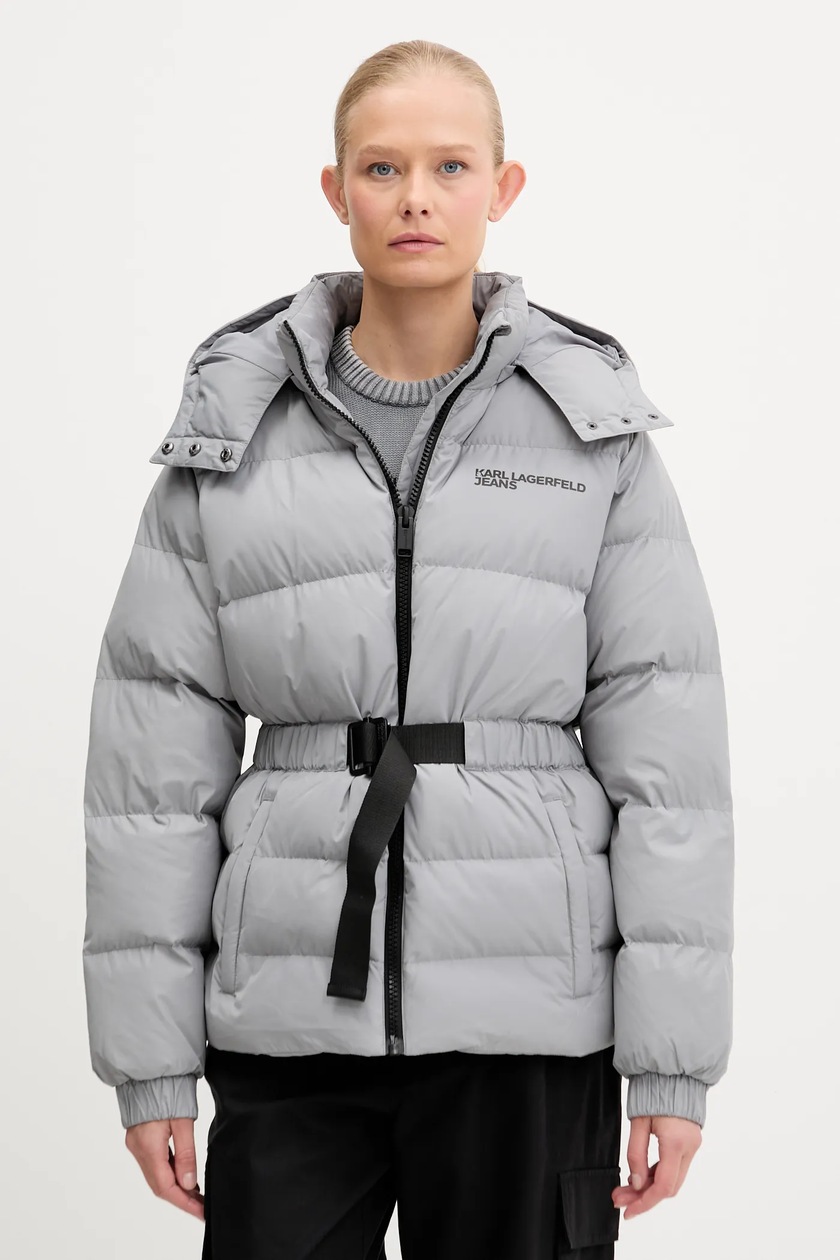 YDMOBA adidas Originals kurtka WOVEN TT ZIP damska kolor szary