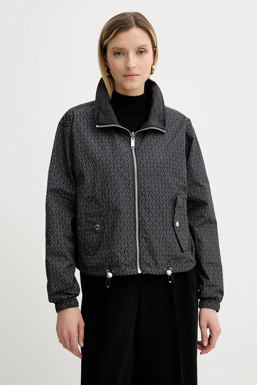 adidas Originals kurtka WOVEN TT ZIP damska kolor szary