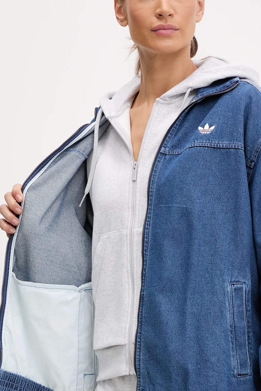 adidas Originals denim jacket Denim Os TT blue color JY2896 at PRM US