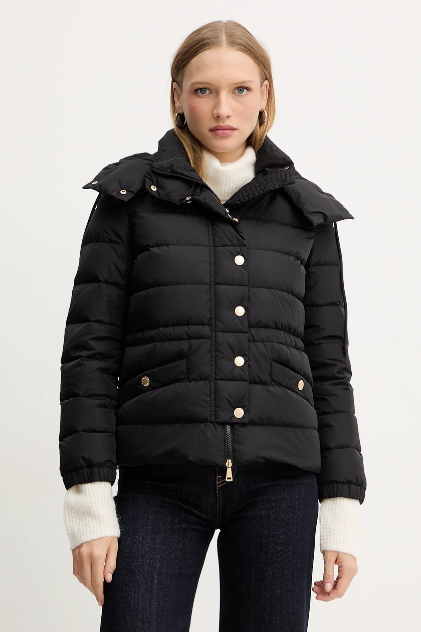 yk3さん Patrizia Pepe kurtka damska kolor czarny przejściowa 8O0135 A503