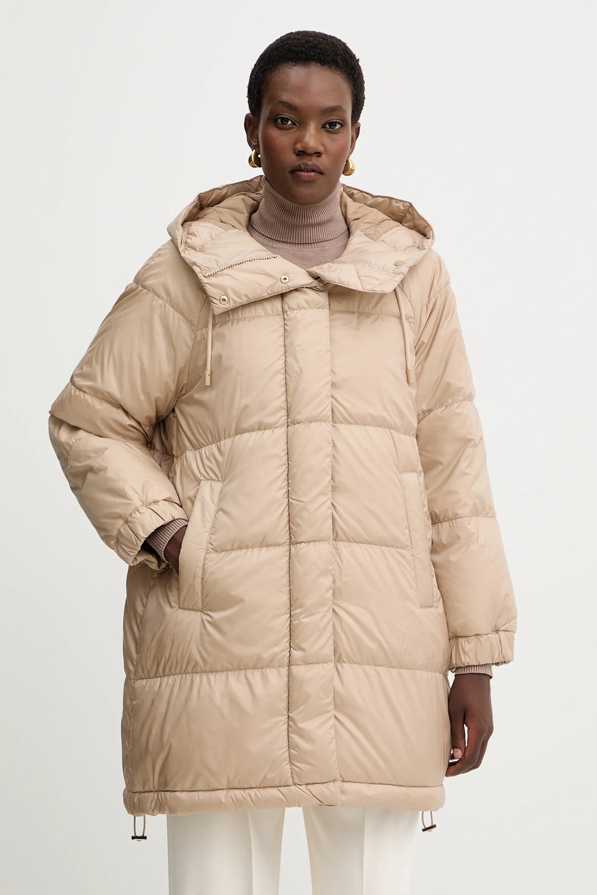 エマーソン Weekend Max Mara kurtka dwustronna damska kolor beżowy przejściowa