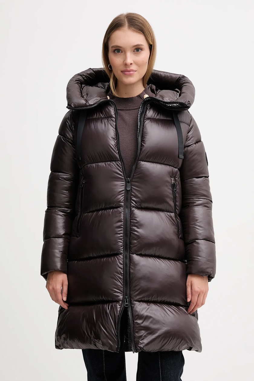 Weekend Max Mara kurtka puchowa NEWBEMBO kolor brązowy zimowa