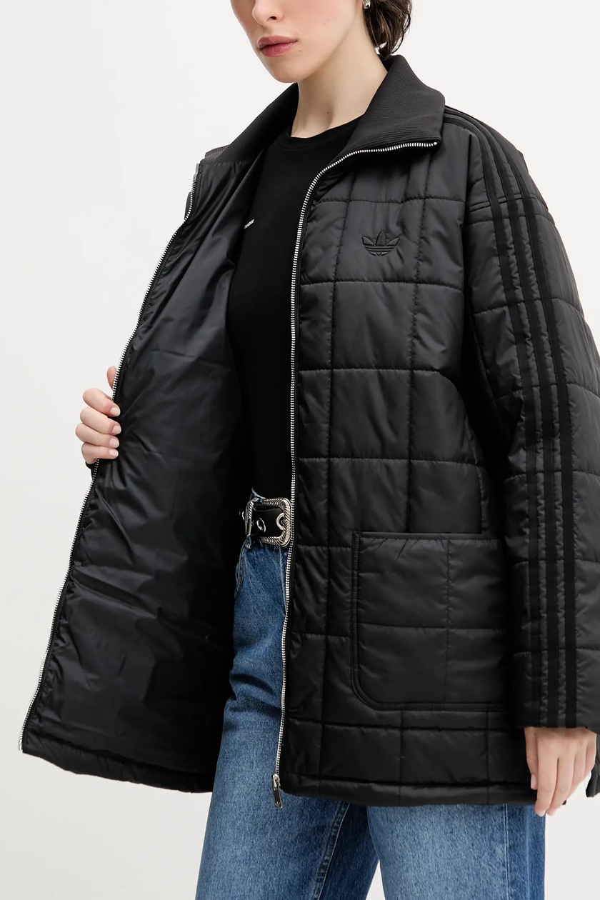 adidas アウター adidas Originals kurtka Quilted Jkt kolor czarny przejściowa