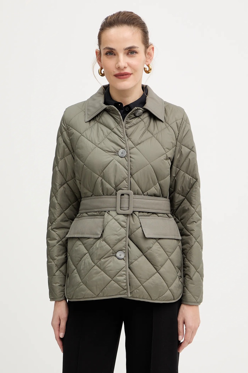 Куртка adidas by Stella McCartney женская цвет зелёный зимняя