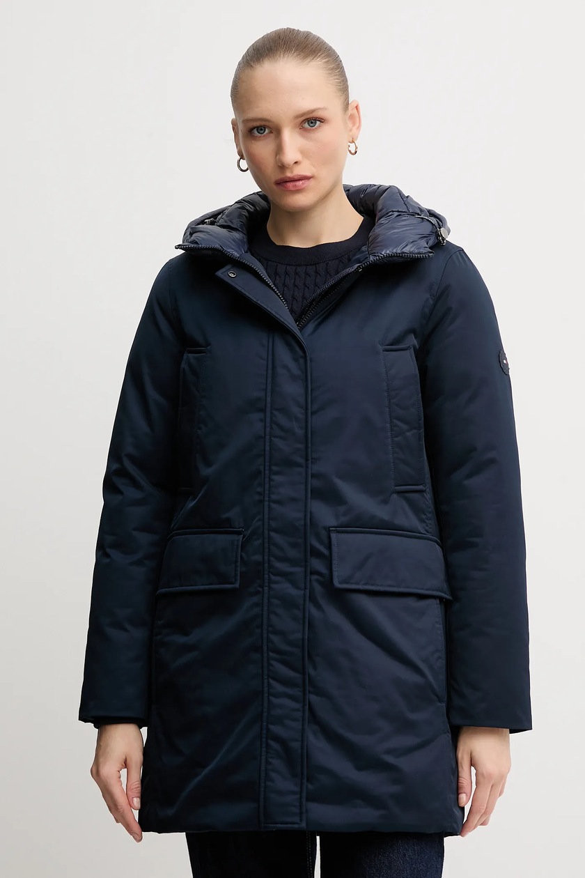 The North Face kurtka damska kolor granatowy przejściowa | Answear.com