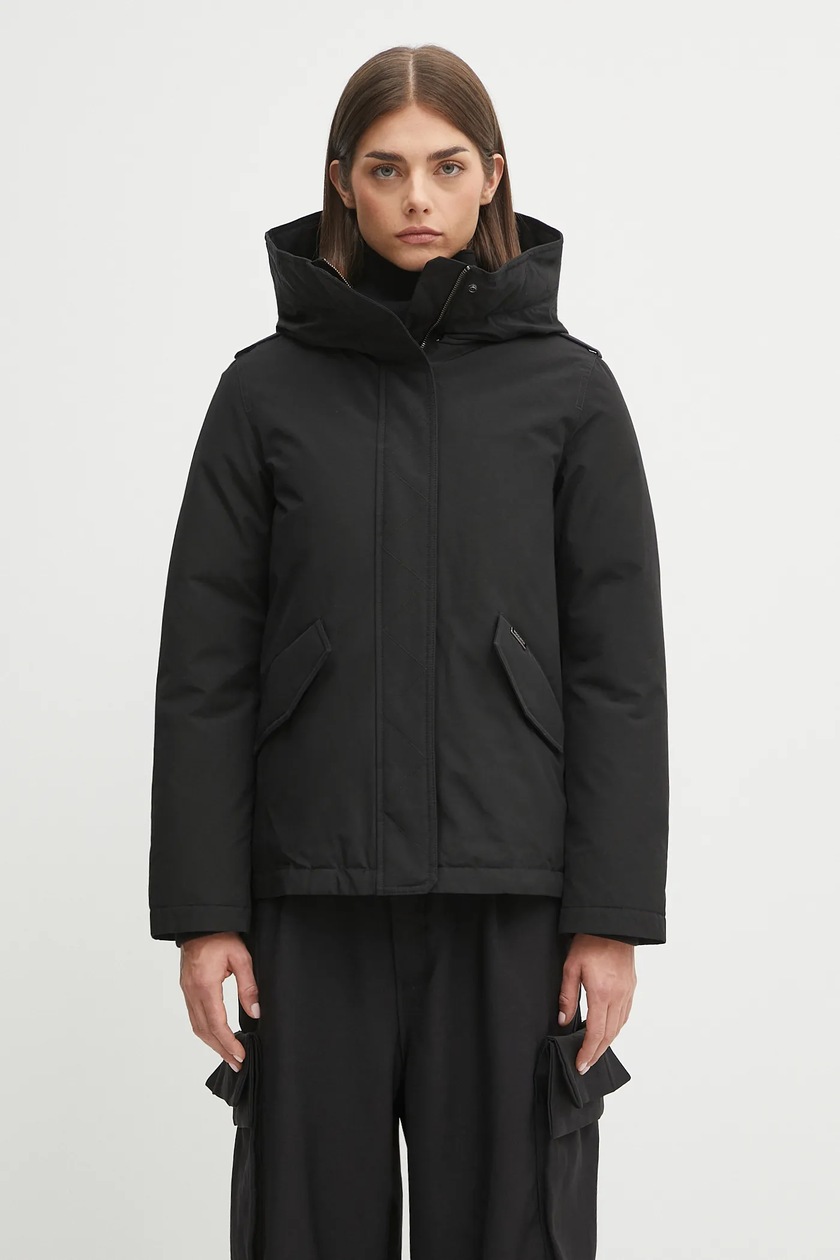 ゆ*う様   Black Down Jacket Kudu Double Hood Down Jacket - AlphaStyle
