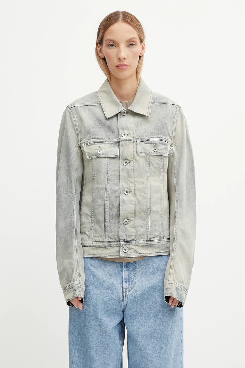 ジャケット・アウター Rick Owens DRKSHDW Denim Jacket Rick Owens DRKSHDW デニムジャケット | ブルー | FARFETCH JP