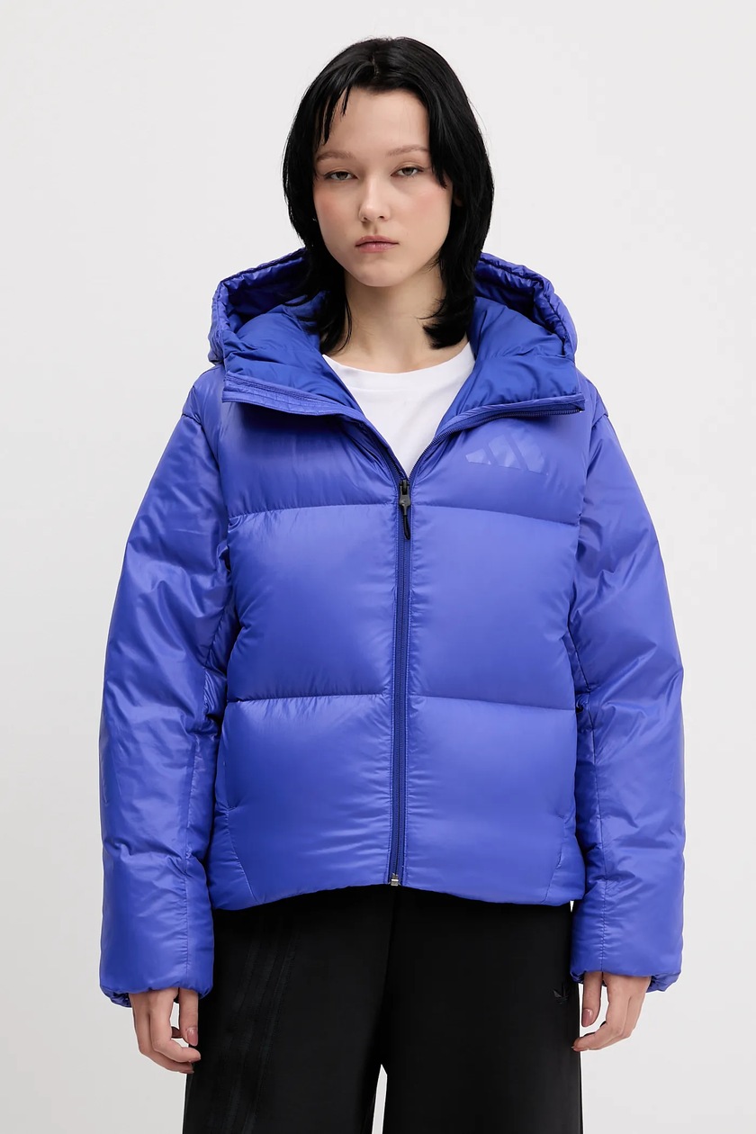 adidas kurtka puchowa adidas x Z.N.E kolor niebieski zimowa JW1517