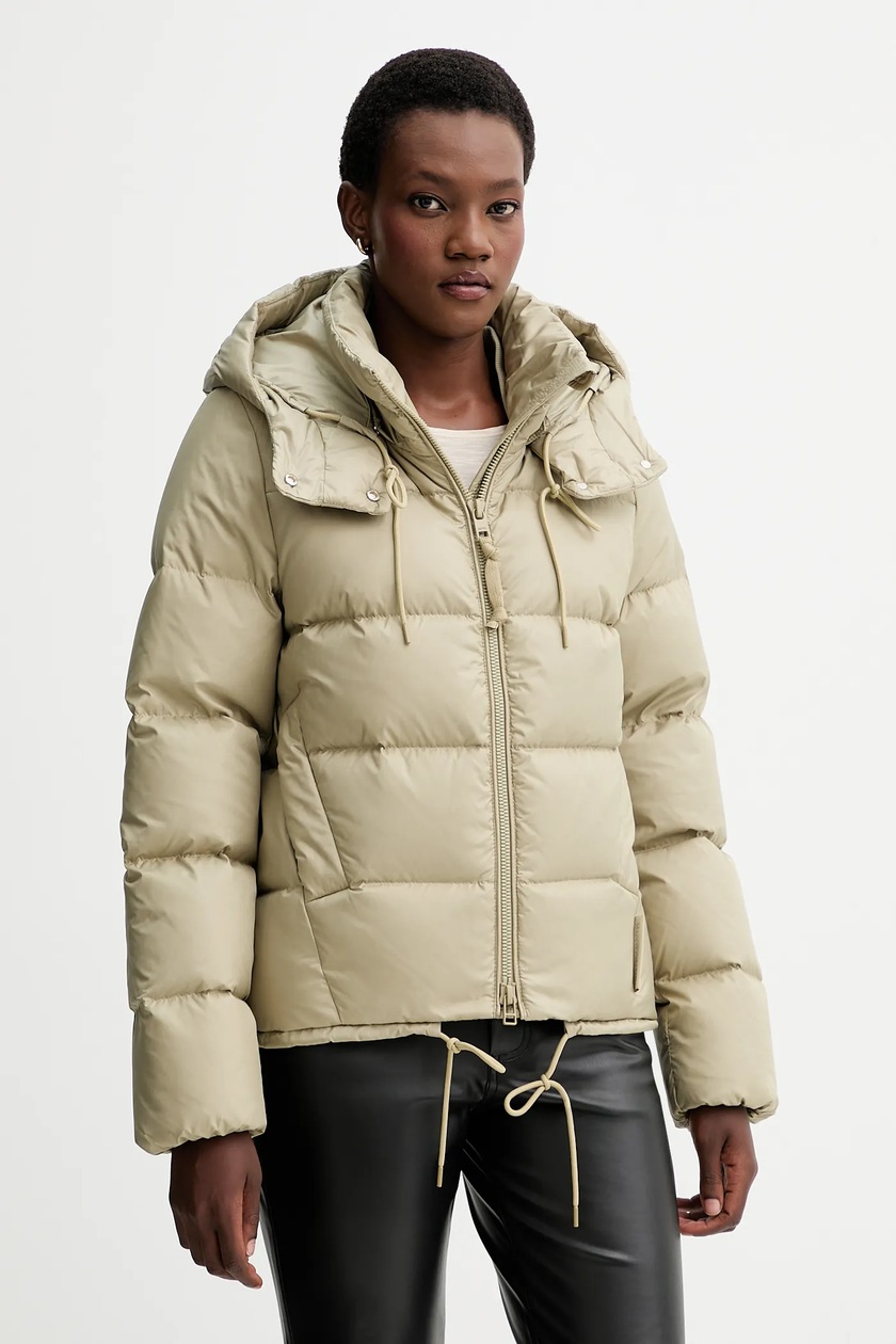 Пуховая куртка Nanushka LILIMA женская цвет зелёный переходная