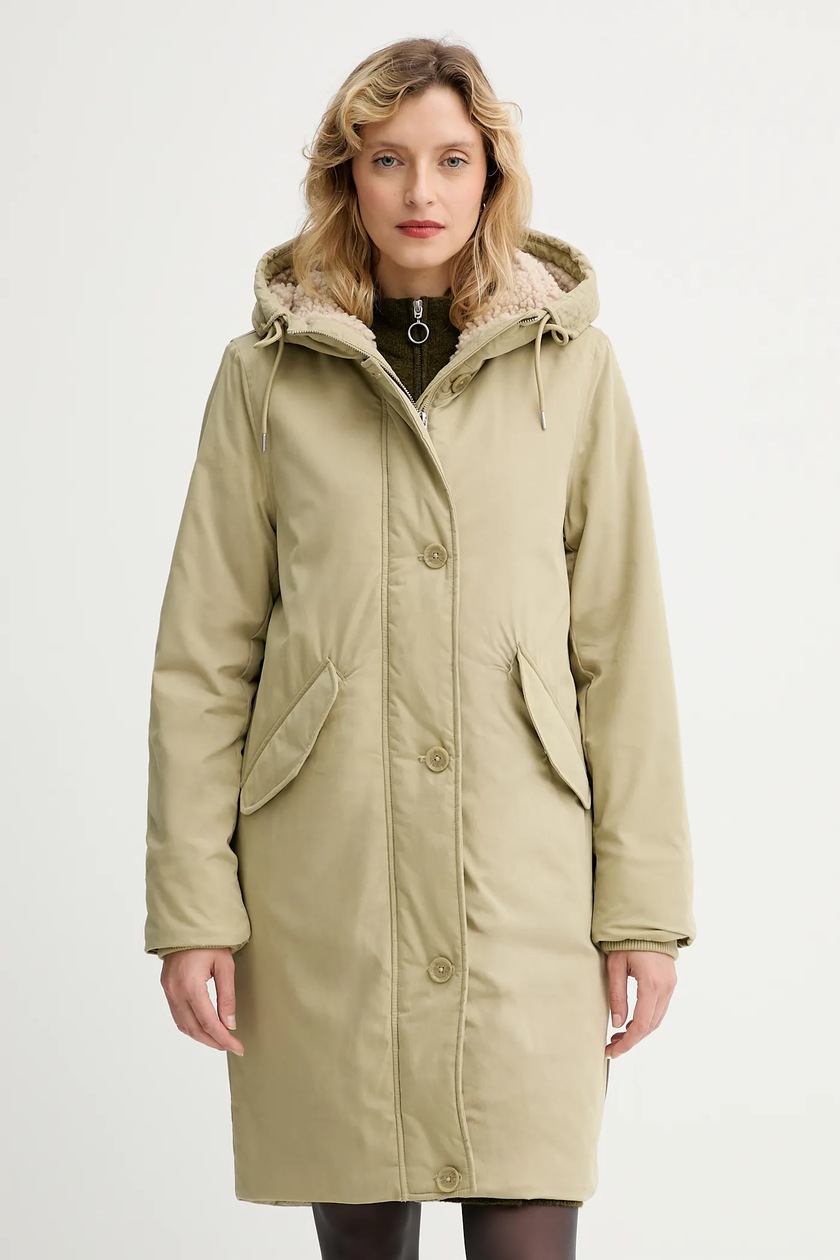 Barbour kurtka damska kolor zielony przejściowa LWX1449OL99