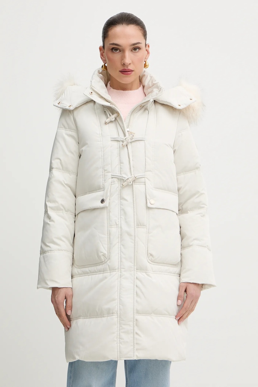 Weekend Max Mara kurtka dwustronna damska kolor beżowy przejściowa