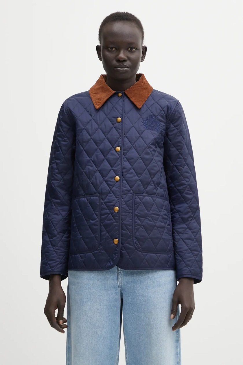 Polo Ralph Lauren cotton jacket navy blue color 211934952 at PRM US