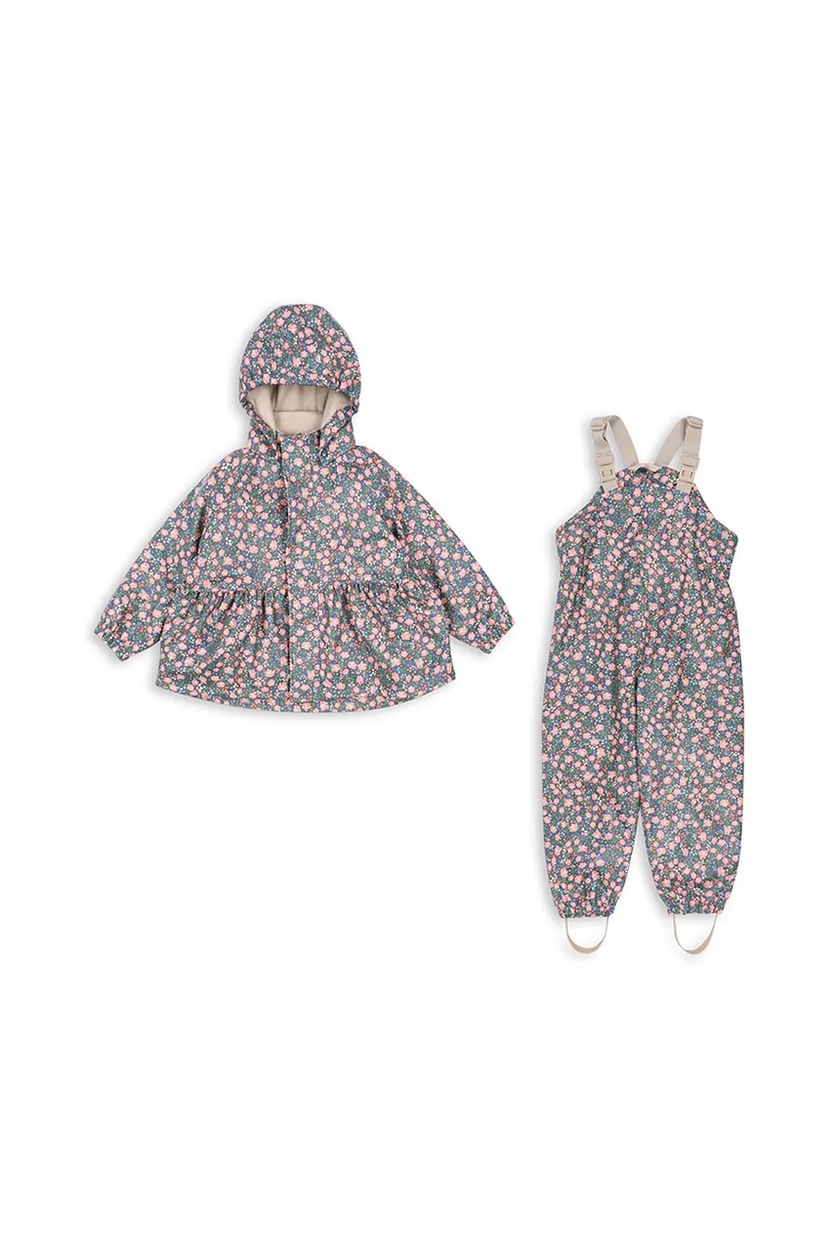 Konges Sløjd kurtka RAINY PALME SET GIRL kolor multicolor