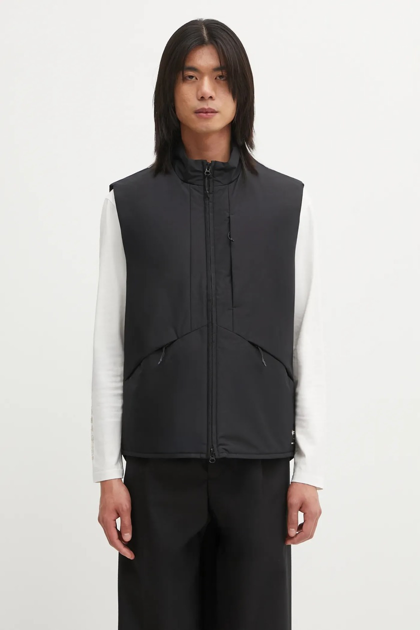 A-COLD-WALL* vest Asymmetric Padded Gilet men'sblack color at PRM US