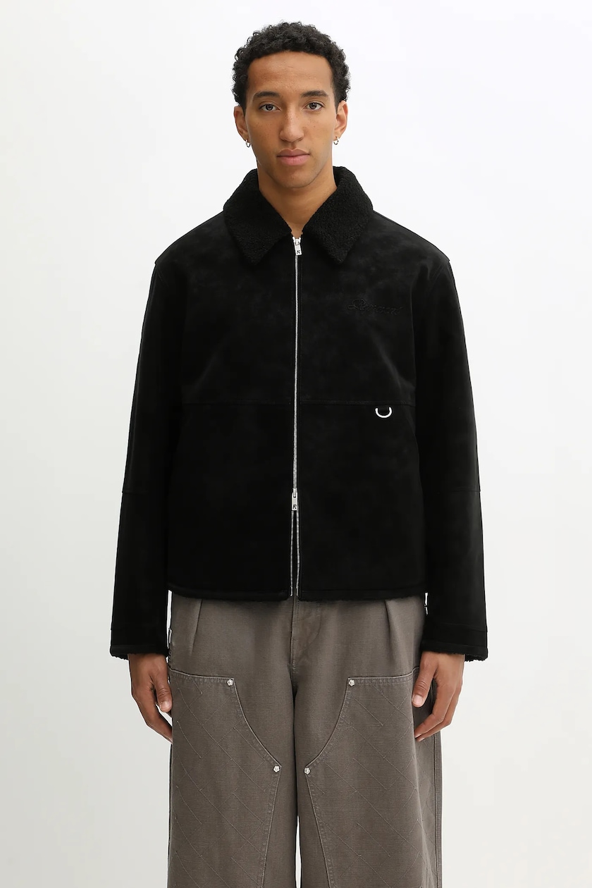 Phenomenon wool blend bomber jacket x MCM Stadium black color at Phenomenon wool blend bomber jacket x MCM Stadium black color at