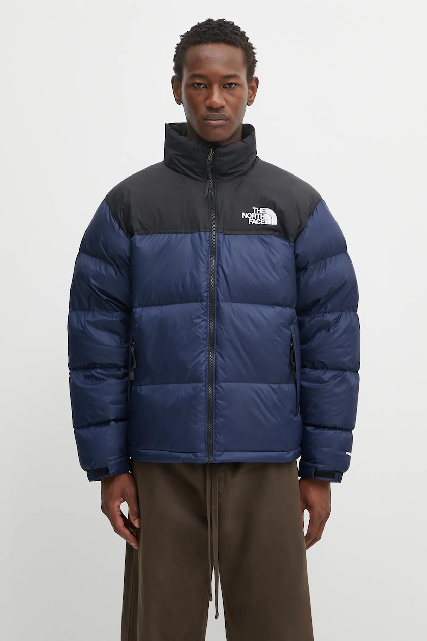 The North Face down jacket HMLYN Down navy blue color NF0A4QYX92A1