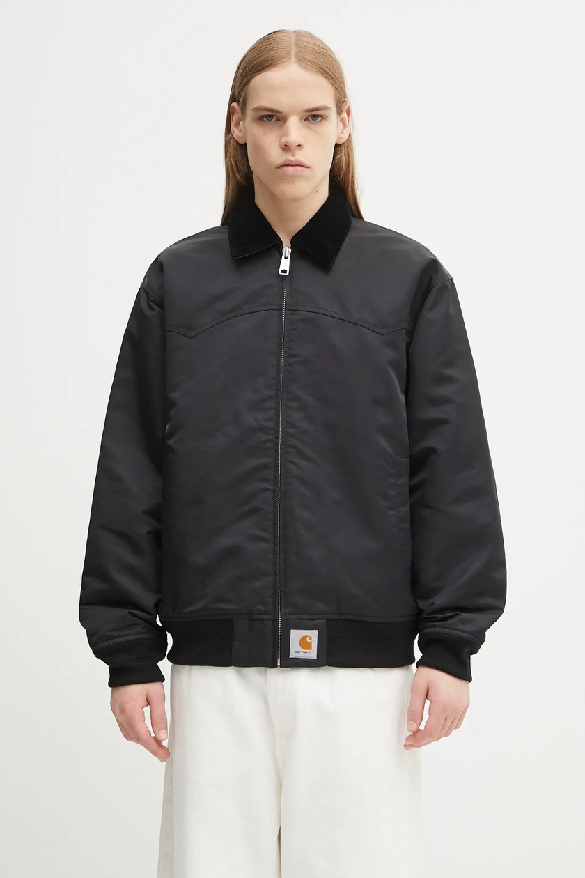 carhartt wip STADIUM JACKET スタジャン　M ブラック Carhartt WIP（カーハートダブリューアイピー）の「LETTERMAN