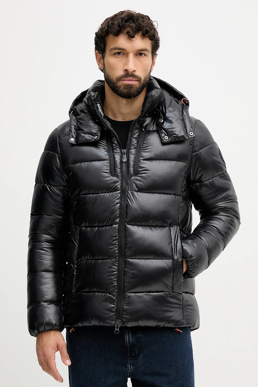 Armani Exchange kurtka męska kolor czarny przejściowa oversize Armani Exchange kurtka męska kolor czarny przejściowa oversize