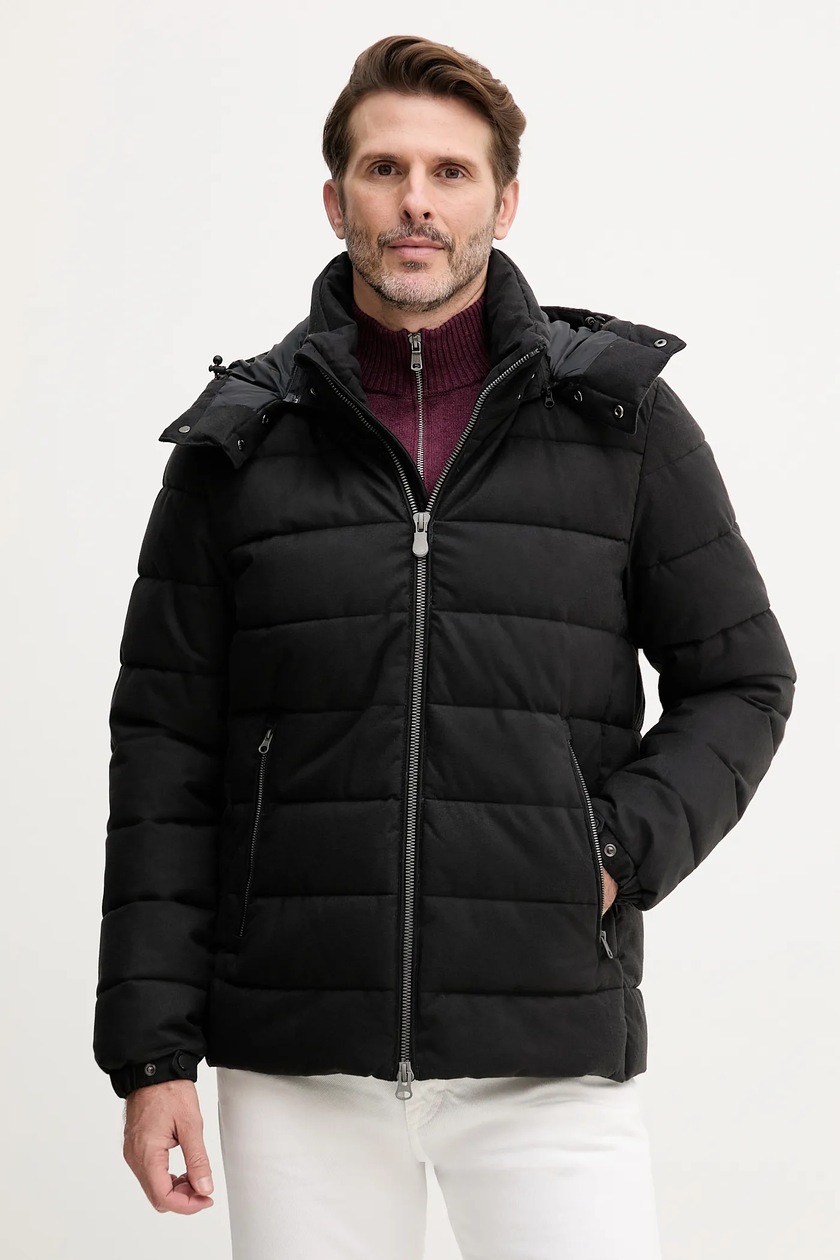 Куртка Alpha Industries 45P Hooded Custom мужская цвет чёрный