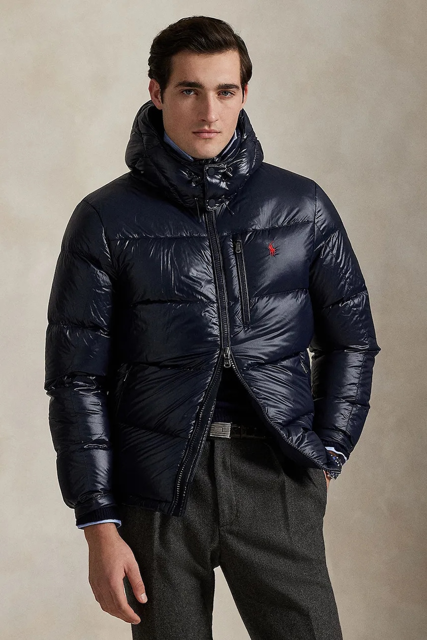 Polo Ralph Lauren rain jacket men's navy blue color 710961162 at Polo Ralph Lauren rain jacket men's navy blue color 710961162 at
