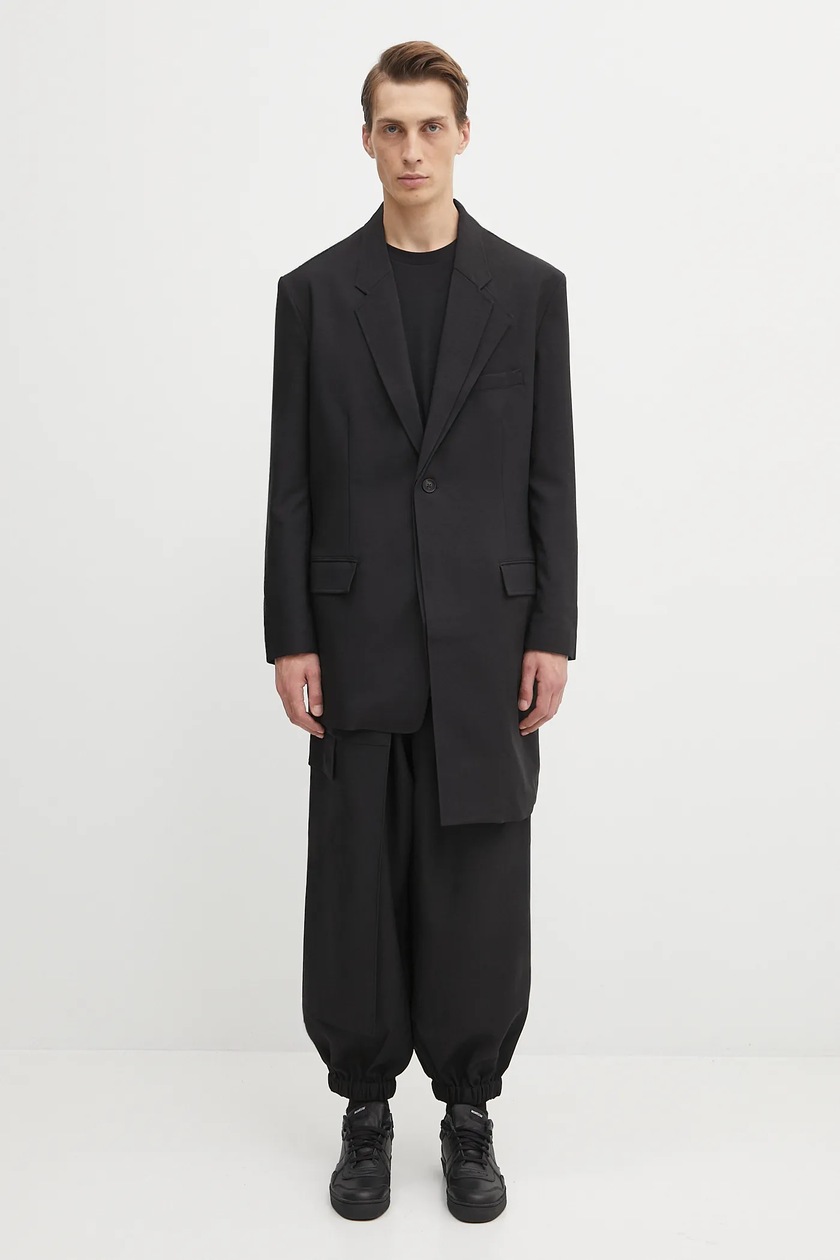 MM6 Maison Margiela wool blend blazer black color SH0BN0009