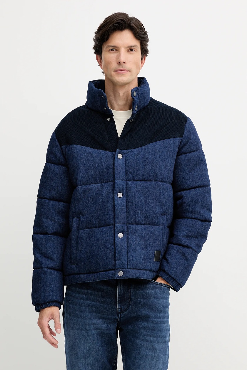 Куртка EA7 Emporio Armani мужская цвет синий зимняя PN2MZ.6DPB71