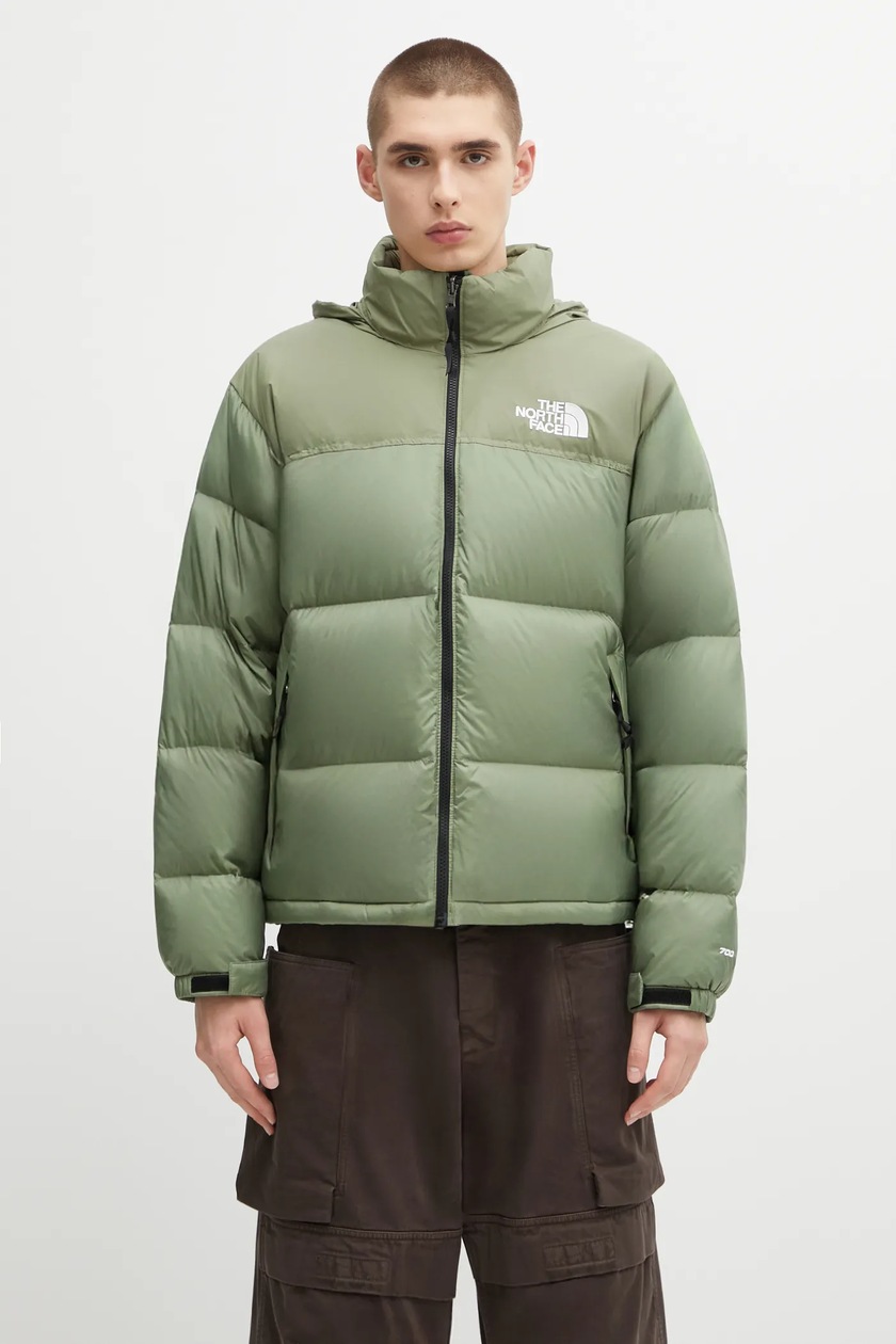 The North Face jacket M Mountain Q Jacket men's green color