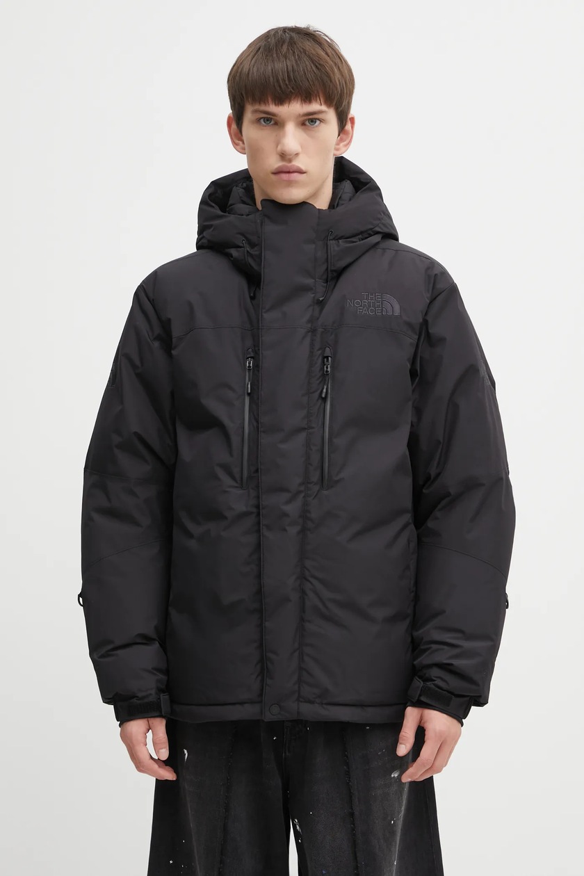 The North Face jacket Stuffed Coaches men's black color