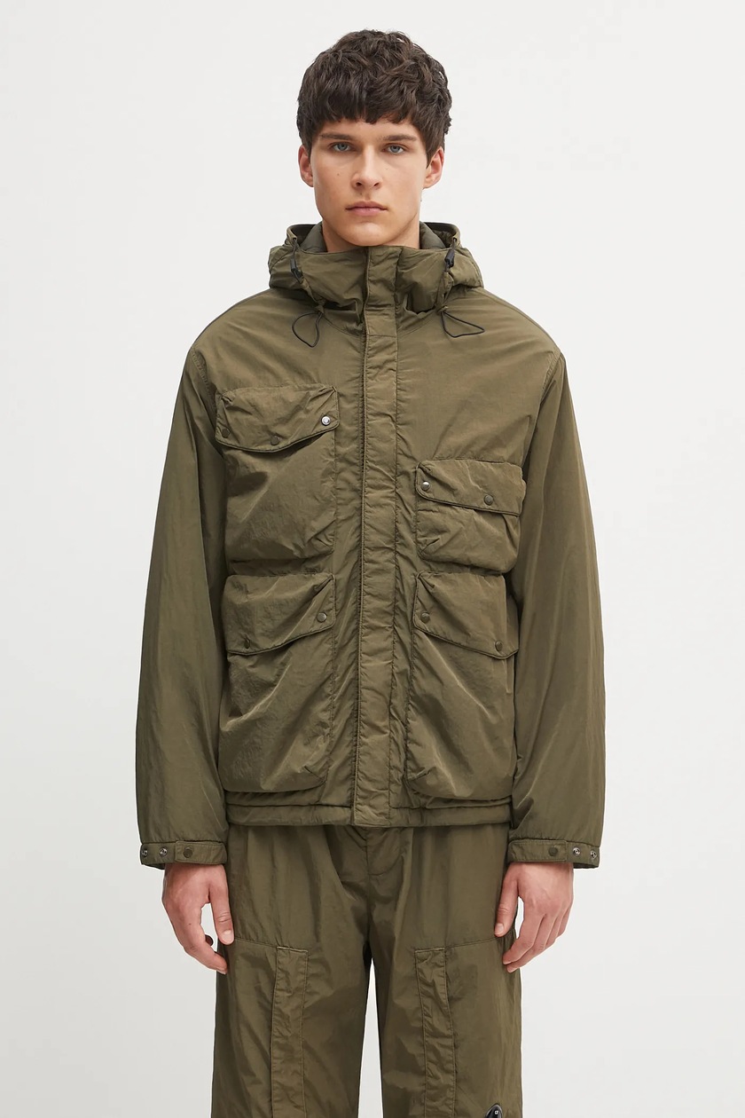 C.P. Company down jacket green color 19CMOW031A110416A at PRM US
